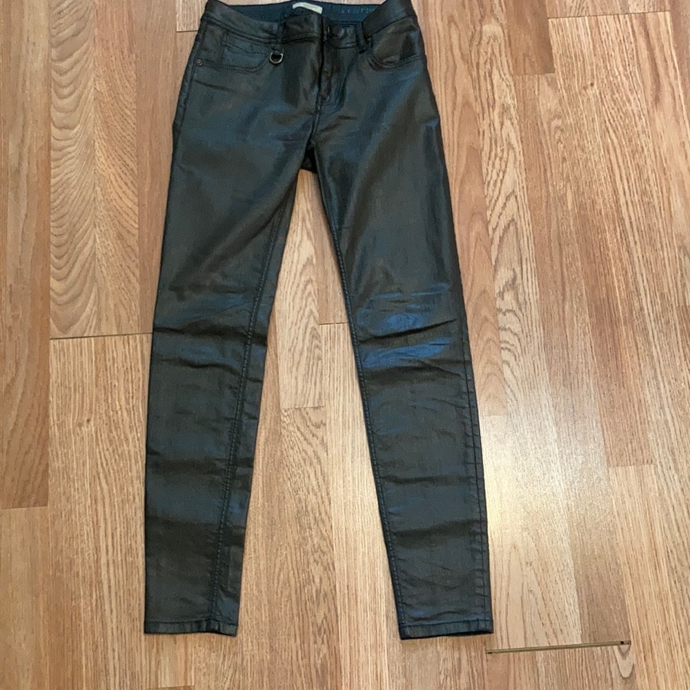 Burberry Leather Trousers
